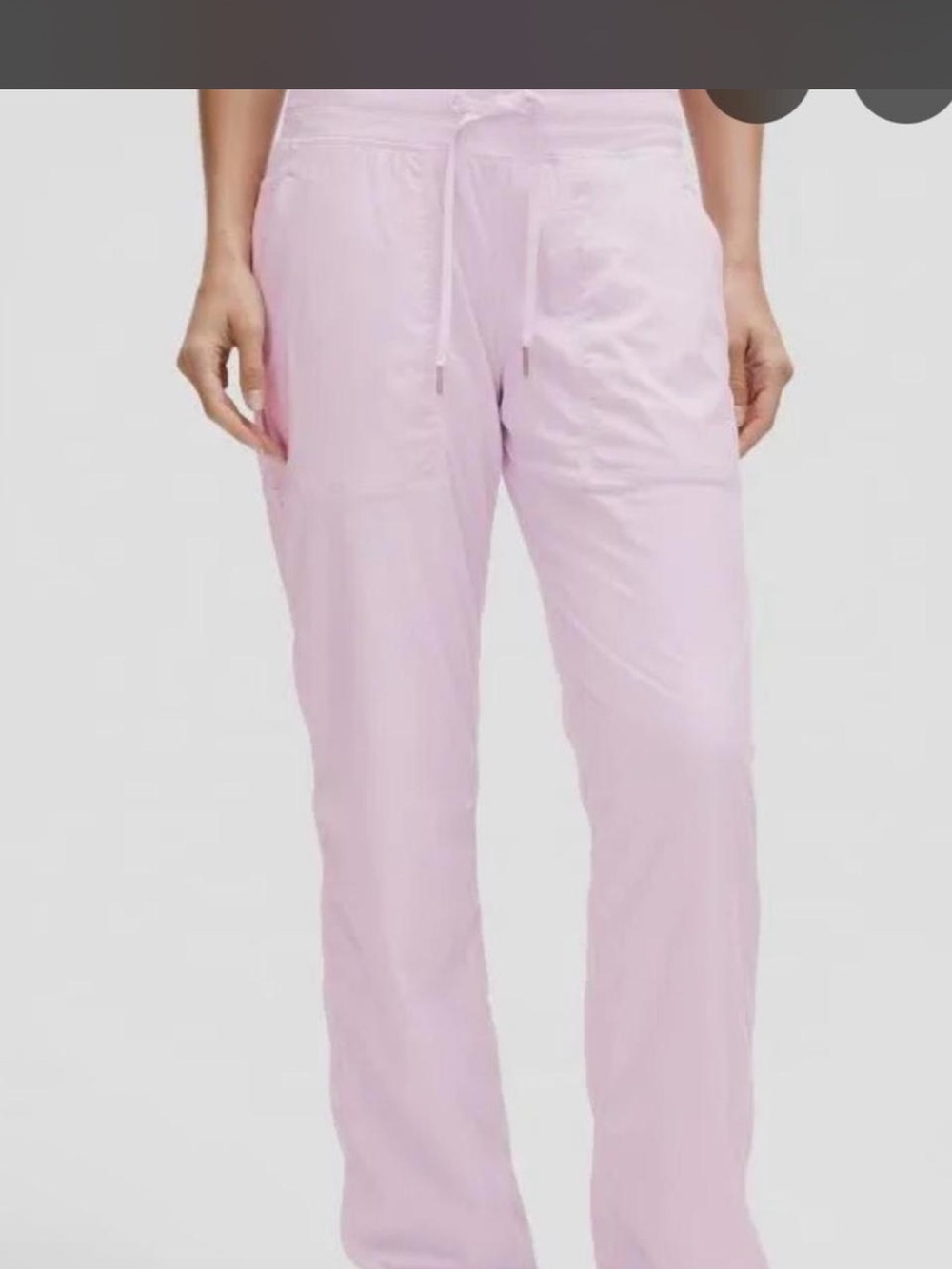 lululemon athletica Light Pink Drawstring Track Pants